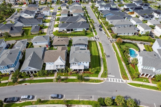 6875 Bridgman St, Orlando, FL 32827 - aerial view of residential area with a pool area