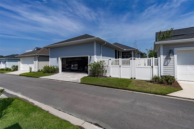 1212 Civitas Way, Winter Garden, FL 34787 - view of side of property featuring a gate, a garage, and driveway