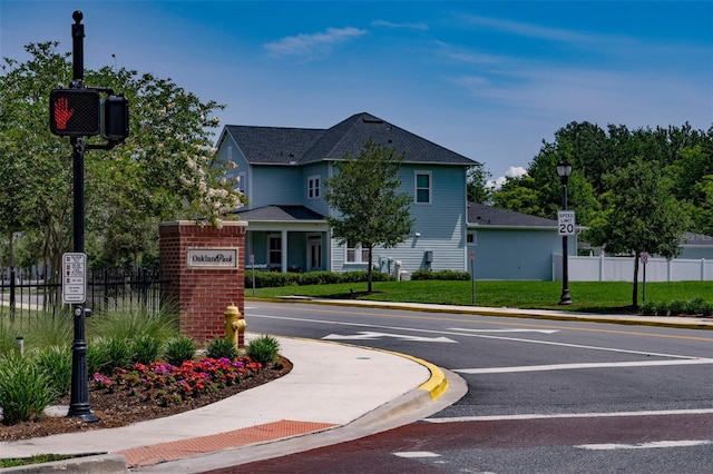 1212 Civitas Way, Winter Garden, FL 34787 - view of asphalt street with sidewalks, street lights, and curbs