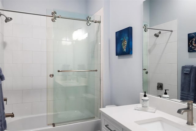 1212 Civitas Way, Winter Garden, FL 34787 - bathroom with vanity and enclosed tub / shower combo