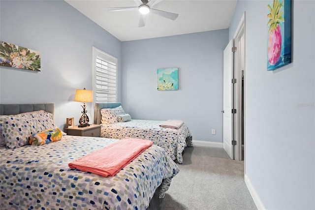 1212 Civitas Way, Winter Garden, FL 34787 - carpeted bedroom with baseboards and ceiling fan