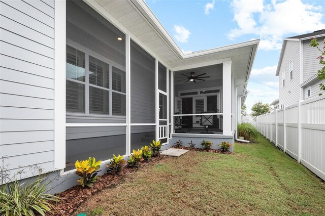 1212 Civitas Way, Winter Garden, FL 34787 - view of yard featuring a ceiling fan