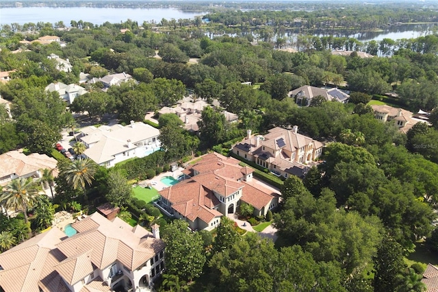 11013 Ullswater Ln, Windermere, FL 34786 - aerial view of residential area featuring a large body of water