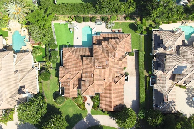 11013 Ullswater Ln, Windermere, FL 34786 - bird's eye view of a pool