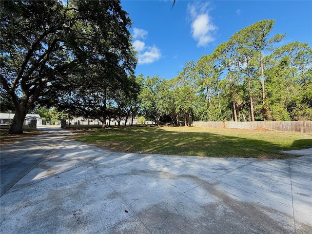 view of yard