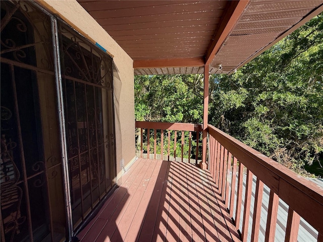view of deck