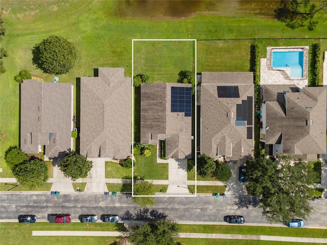 9563 Myrtle Creek Ln, Orlando, FL 32832 - aerial view of property's location featuring property boundaries highlighted and a pool area