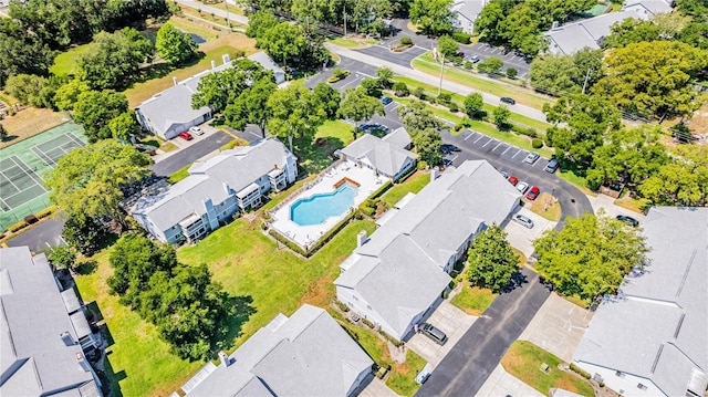 5395 Dover Village Ln Unit 305, Orlando, FL 32812 - aerial view of residential area with a pool area