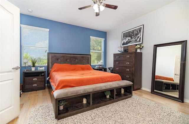 1089 Seburn Rd, Apopka, FL 32703 - bedroom featuring light wood-style floors and a ceiling fan