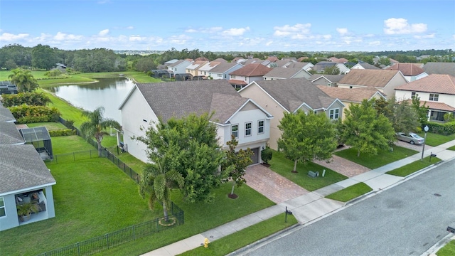646 Marsh Reed Dr, Winter Garden, FL 34787 - aerial view of residential area featuring a large body of water