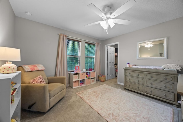 646 Marsh Reed Dr, Winter Garden, FL 34787 - living area featuring a ceiling fan and carpet floors