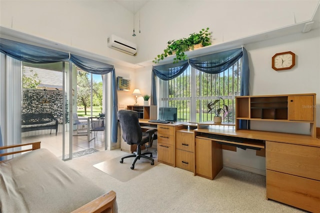1548 Challenger Ave, Davenport, FL 33897 - office featuring an AC wall unit and light colored carpet