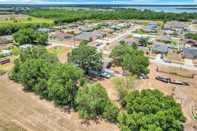 106 8th St, Lake Hamilton, FL 33851 - aerial view of residential area with a nearby body of water