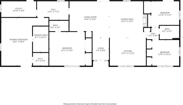 106 8th St, Lake Hamilton, FL 33851 - floor plan / room layout