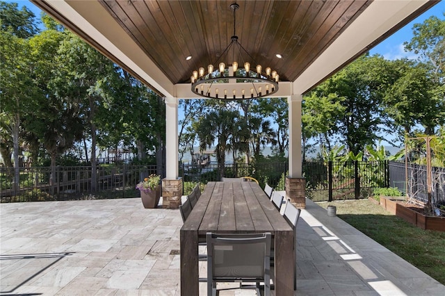 557 Lake Cove Pointe Cir, Winter Garden, FL 34787 - view of patio featuring outdoor dining area