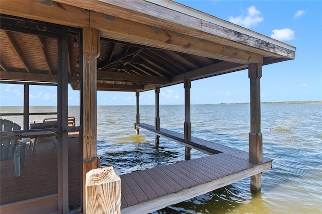 557 Lake Cove Pointe Cir, Winter Garden, FL 34787 - dock area featuring boat lift and a water view