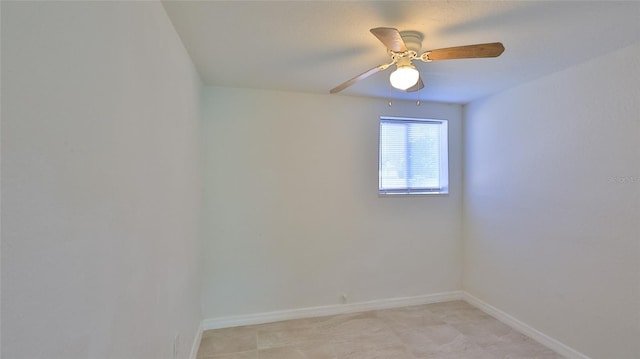 326 Hobart Ave, Daytona Beach, FL 32114 - empty room featuring baseboards and ceiling fan