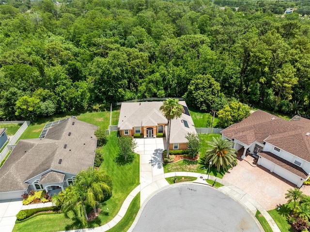 9330 Shadow Pinar Ct, Orlando, FL 32825 - aerial view of property and surrounding area with a forest
