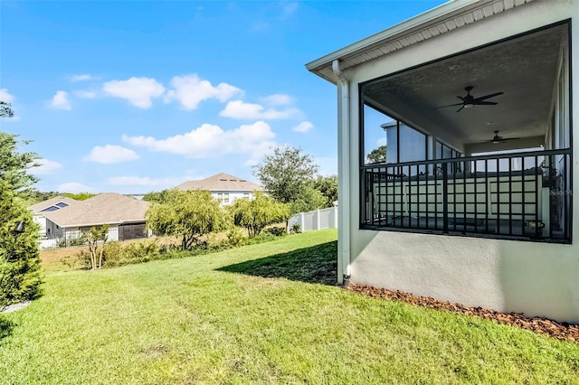 1123 Dora Parc Ln, Mount Dora, FL 32757 - view of yard with ceiling fan