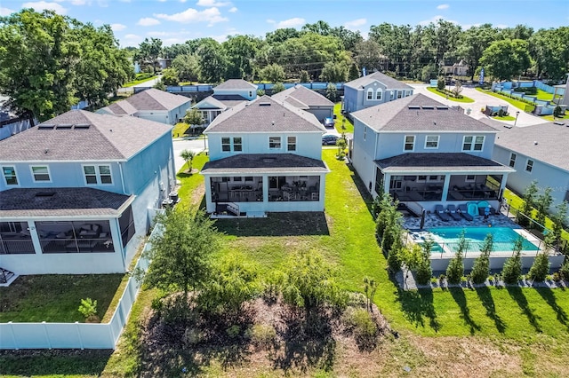 1123 Dora Parc Ln, Mount Dora, FL 32757 - aerial view of residential area with a pool area
