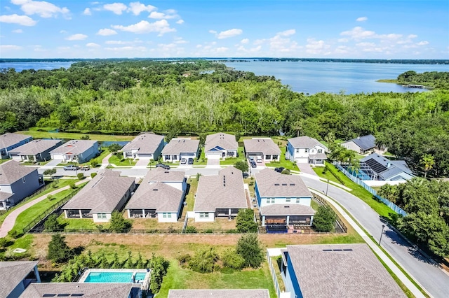 1123 Dora Parc Ln, Mount Dora, FL 32757 - aerial view of residential area featuring a nearby body of water