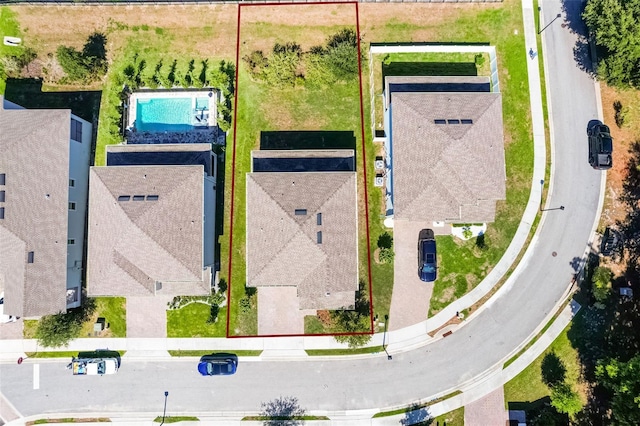 1123 Dora Parc Ln, Mount Dora, FL 32757 - view of property location with property parcel outlined and a pool area