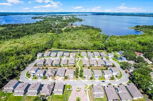1123 Dora Parc Ln, Mount Dora, FL 32757 - aerial view of residential area featuring a large body of water