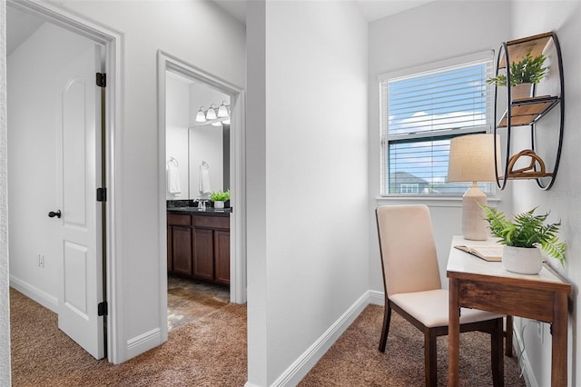 8692 Tavistock Lakes Blvd, Orlando, FL 32827 - office area featuring light colored carpet and baseboards