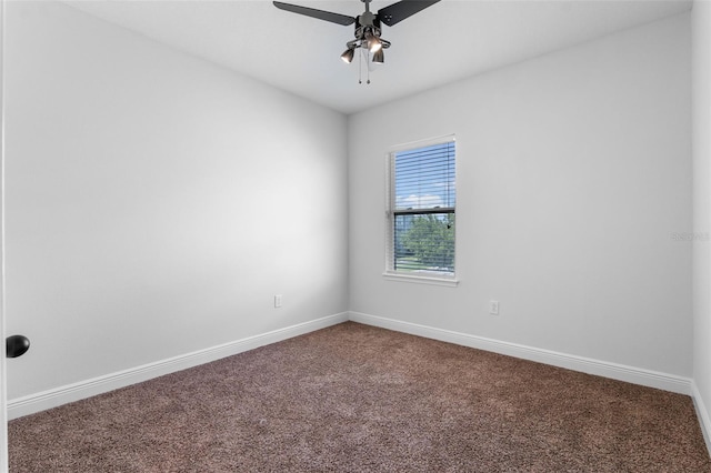 8692 Tavistock Lakes Blvd, Orlando, FL 32827 - unfurnished room with carpet floors and a ceiling fan