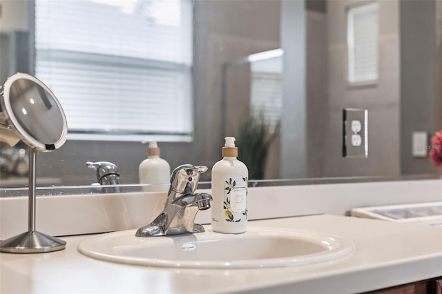 bathroom view of vanity