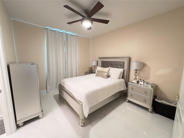 4412 Conroy Club Dr, Orlando, FL 32835 - bedroom featuring light marble finish flooring and ceiling fan