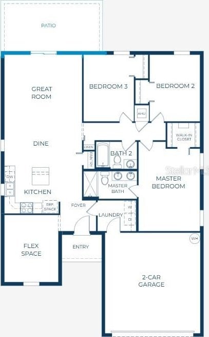 6690 E Lowden St, Inverness, FL 34452 - home floor plan