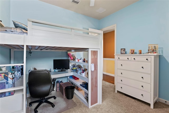 1070 Henley Downs Pl, Lake Mary, FL 32746 - bedroom with carpet flooring, an office area, and baseboards