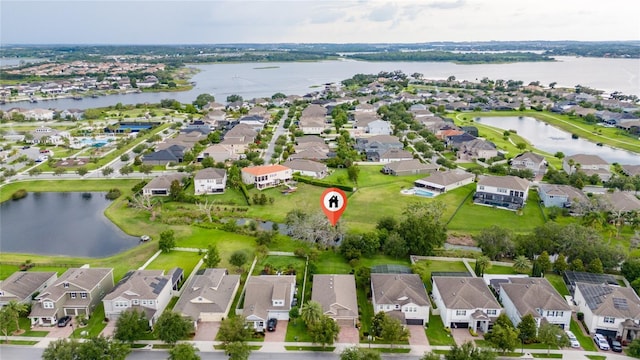 15862 Citrus Grove Loop, Winter Garden, FL 34787 - aerial overview of property's location featuring nearby suburban area and a nearby body of water