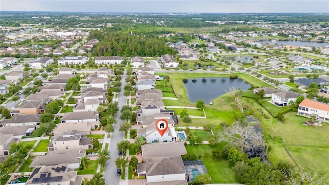 15862 Citrus Grove Loop, Winter Garden, FL 34787 - aerial perspective of suburban area featuring a nearby body of water