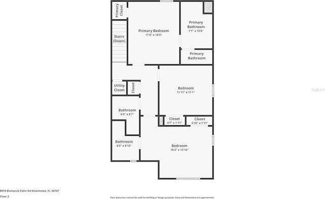 8919 Bismarck Palm Rd, Kissimmee, FL 34747 - room layout