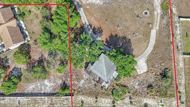 505 Lakeview Ave, Titusville, FL 32796 - aerial overview of property's location with property boundaries highlighted