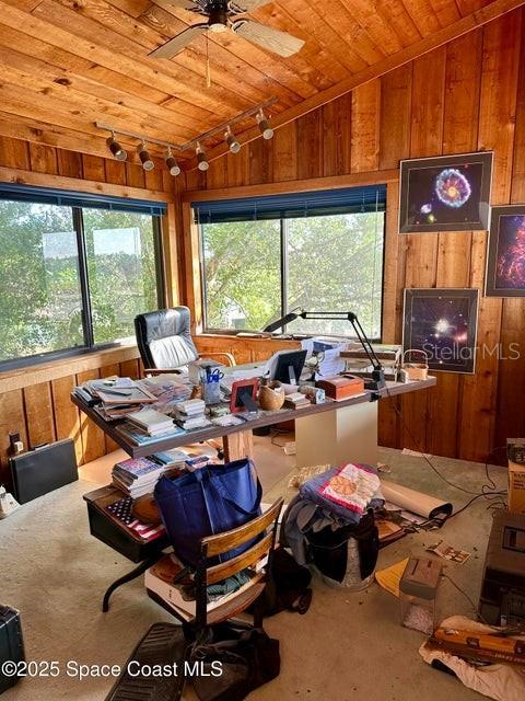 505 Lakeview Ave, Titusville, FL 32796 - interior space featuring lofted ceiling