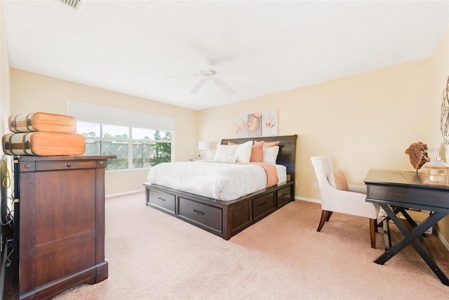 5007 Bellthorn Dr, Orlando, FL 32837 - carpeted bedroom with baseboards and ceiling fan