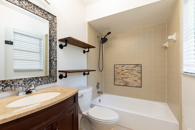 18 Palmira Rd, Debary, FL 32713 - full bathroom with toilet, vanity, and shower / bath combination