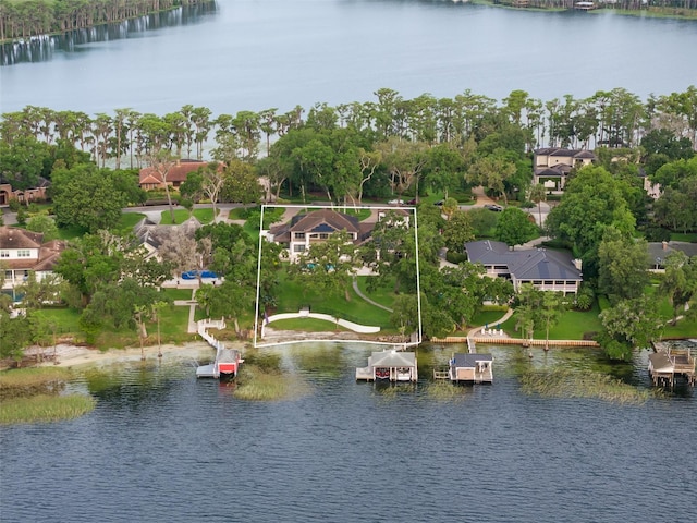 1455 Kelso Blvd, Windermere, FL 34786 - aerial perspective of suburban area featuring a nearby body of water