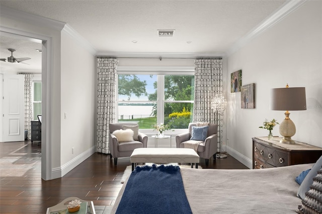 1455 Kelso Blvd, Windermere, FL 34786 - bedroom with baseboards, ornamental molding, and wood finished floors
