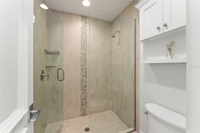 1455 Kelso Blvd, Windermere, FL 34786 - full bath with toilet, a stall shower, and recessed lighting