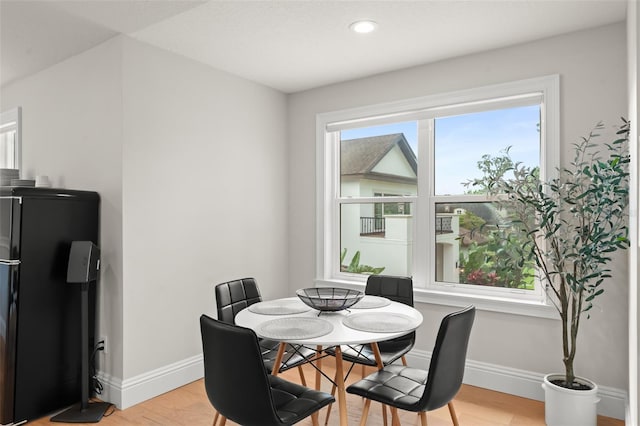 1455 Kelso Blvd, Windermere, FL 34786 - dining room with baseboards, light wood-style flooring, and recessed lighting