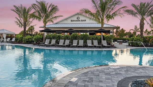 5658 Nevis Ter, Kissimmee, FL 34758 - community pool featuring a gazebo and a patio area