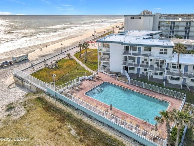 935 S Atlantic Ave Unit 355, Daytona Beach, FL 32118 - bird's eye view of a pool area and unending shoreline
