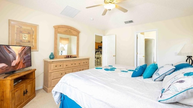 2805 Lido Key Ct, Kissimmee, FL 34747 - bedroom featuring light colored carpet and ceiling fan