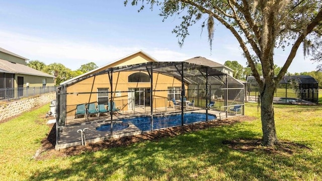 2805 Lido Key Ct, Kissimmee, FL 34747 - back of house featuring a patio area and a lanai