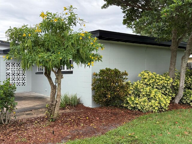 6615 Beamer Way, Orlando, FL 32807 - view of property exterior with concrete block siding
