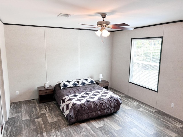 3790 NW 4th Ave, Okeechobee, FL 34972 - bedroom featuring wood finished floors and ceiling fan